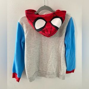 Marvel Spider-Man Zip Up Hoodie SIZE 7